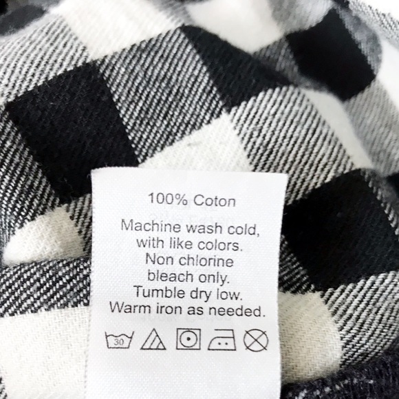 Madewell Oversized Flannel Buffalo Check Shirt - S - Picture 6 of 7